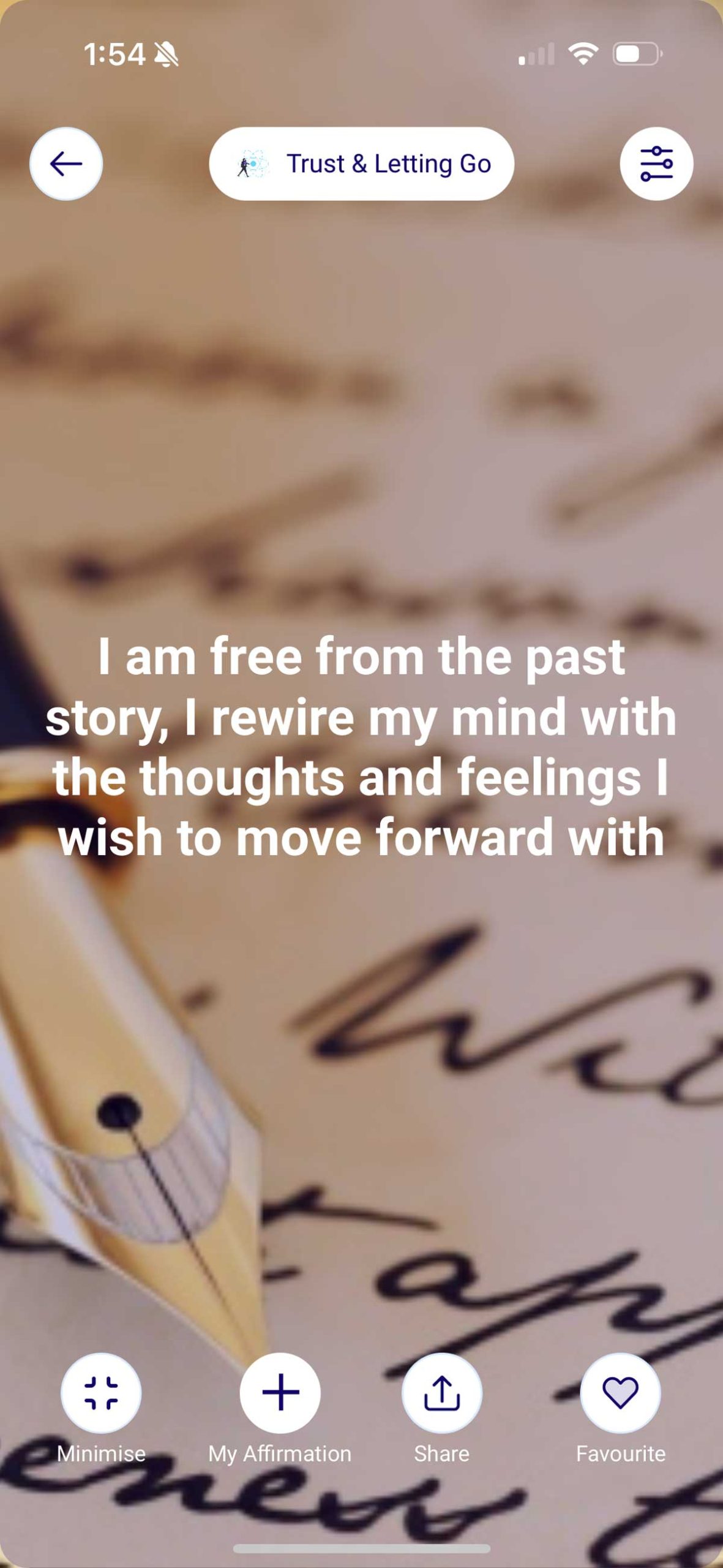 Trust & Letting Go